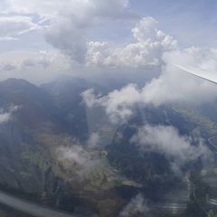 Flugwegposition um 11:53:05: Aufgenommen in der Nähe von Gemeinde Kirchbach, Österreich in 2261 Meter